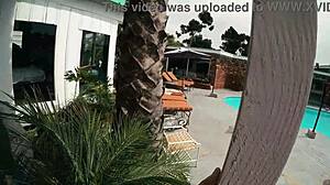 Oh No! Gigi Breeze Caught Naked Sunbathing By Spy!