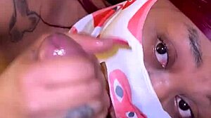 Masked Deep Throater