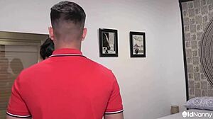 curvy tattooed milf banged doggy by eager guy