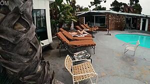 Oh No! Gigi Breeze Caught Naked Sunbathing By Spy!