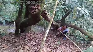 The guy paid to see my pussy, so I showed it in the park