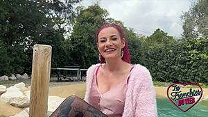 sexy milf slut takes two cocks in double penetration