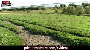 so, wanna see hot german blonde fucked outdoor in public?