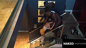 Star athlete breaks rules banging head cheerleader hard