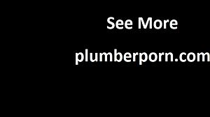 Hot mature waits for plumber