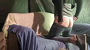 Friend pegs me with strap-on.