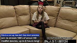 Ava siren sucks dick and gets pussy blasted full of cum