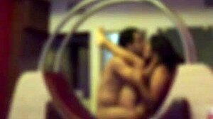 Ebony teen fucks stepbrother-in-law and gets creampied