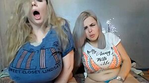 Big tits BBW amateur shows off on cam.