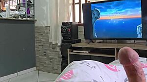 Couldn't Resist Stepmother Sweeping In Front