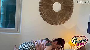 sexy milf slut takes two cocks in double penetration