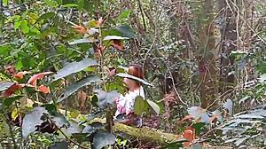 The guy paid to see my pussy, so I showed it in the park