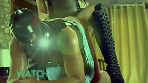 Dominatrix Mistress April Trains The Slave Centerpide