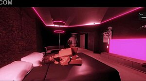 Brunette dragged me to her hotel room and fucked me hard