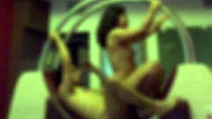 Ebony teen fucks stepbrother-in-law and gets creampied