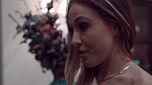 alexis james plays piano while teasing tight pussy