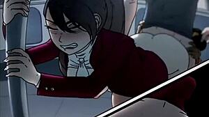 Horké šukání kundy v anime hentai