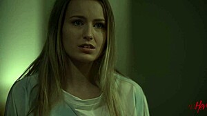 Feeling so hot watching blonde lesbians finger and trib close-up