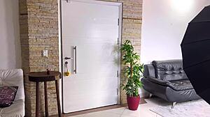 we invaded ted's mansion and fucked the first person who entered a hot naughty teen who came all over the floor