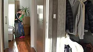 Busty teen Naomi gets fucked hard and blows