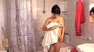 curvy tattooed milf banged doggy by eager guy