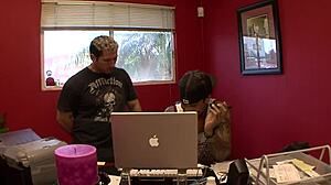 Ann Marie Rios Takes Massive Facial After Intense G-Spot Fucking Session