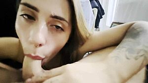 sensual blowjob with double domination