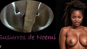 Noemi’s Shaved Pussy Solo with Dildo