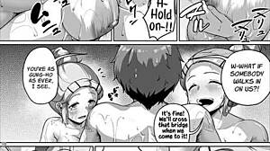 Big-breasted mother and daughter care for me