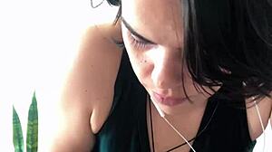 Learn German With Cute Brunette Nerd SFW