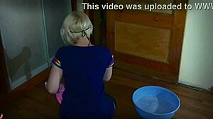 Mrs Lazinski As Naive Mature Maid