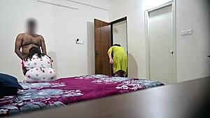 Fucking Telugu Maid Hema Right in Front Wow!