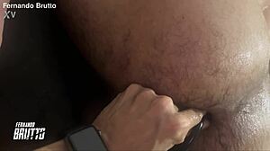 Anal beads stretching the ass with toys 😈