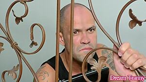 hot tranny lorena lopes trades blowjob with a guy, emotions running high