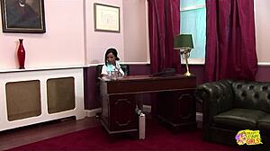 Naughty Secretary Finds Boss's Toys