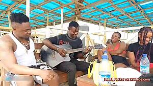 Beach Fun Leads To Ass Hitting At Crib