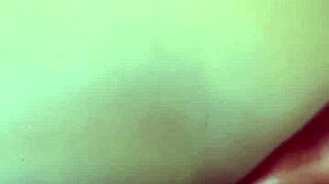 Ebony girl gives hot footjob