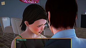 My new family plays a game