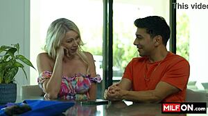 sexy blonde teen katie morgan seduces friend for wild blowjob session