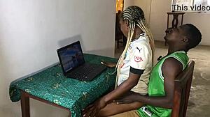 Emris and Quinn's hardcore fuck contrasts sizes