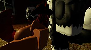 Hot Cowgirl Milks Big Dicked Wolf