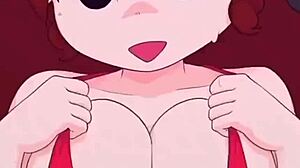 Girlfriend Enjoys Assfucking Anal Sex in Cartoon Anime Hentai Scene