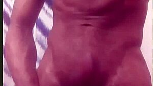 Stroking big black cock late at night and early morning