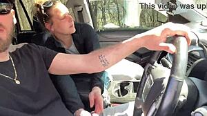 camp with me for outdoor car sex and shower