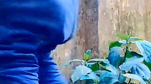 Small cock sissy has outdoor fun 😈