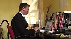 Pascalssubsluts - Inked Sub Kimmie Foxx Gets Anal Fucked Hardcore