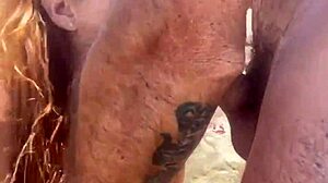 I Sucked Monster Cock on Beach Teasing