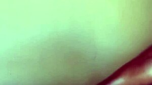 Ebony girl gives hot footjob