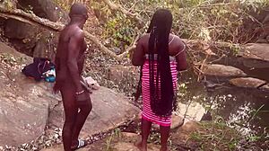 Village Girl with Perfect Boobs Banged by Stream