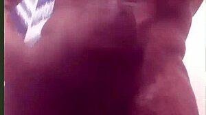 Stroking big black cock late at night and early morning